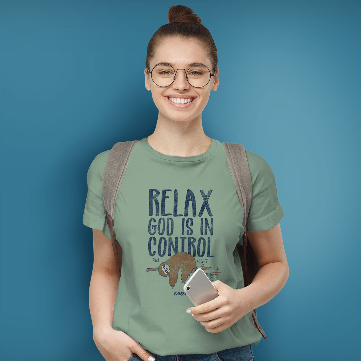 Kerusso Christian T-Shirt Relax Sloth