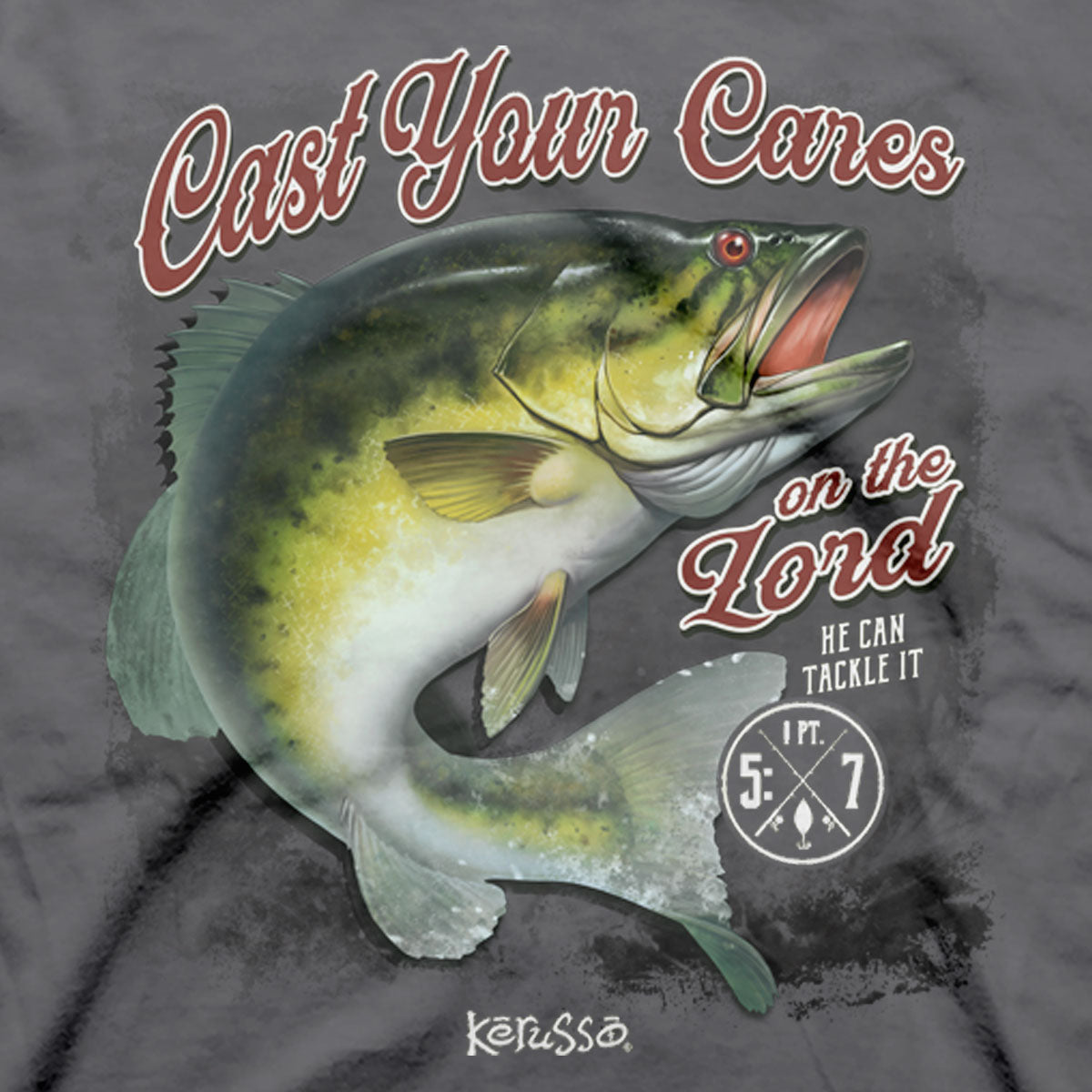 Kerusso Mens T-Shirt Cast Your Cares