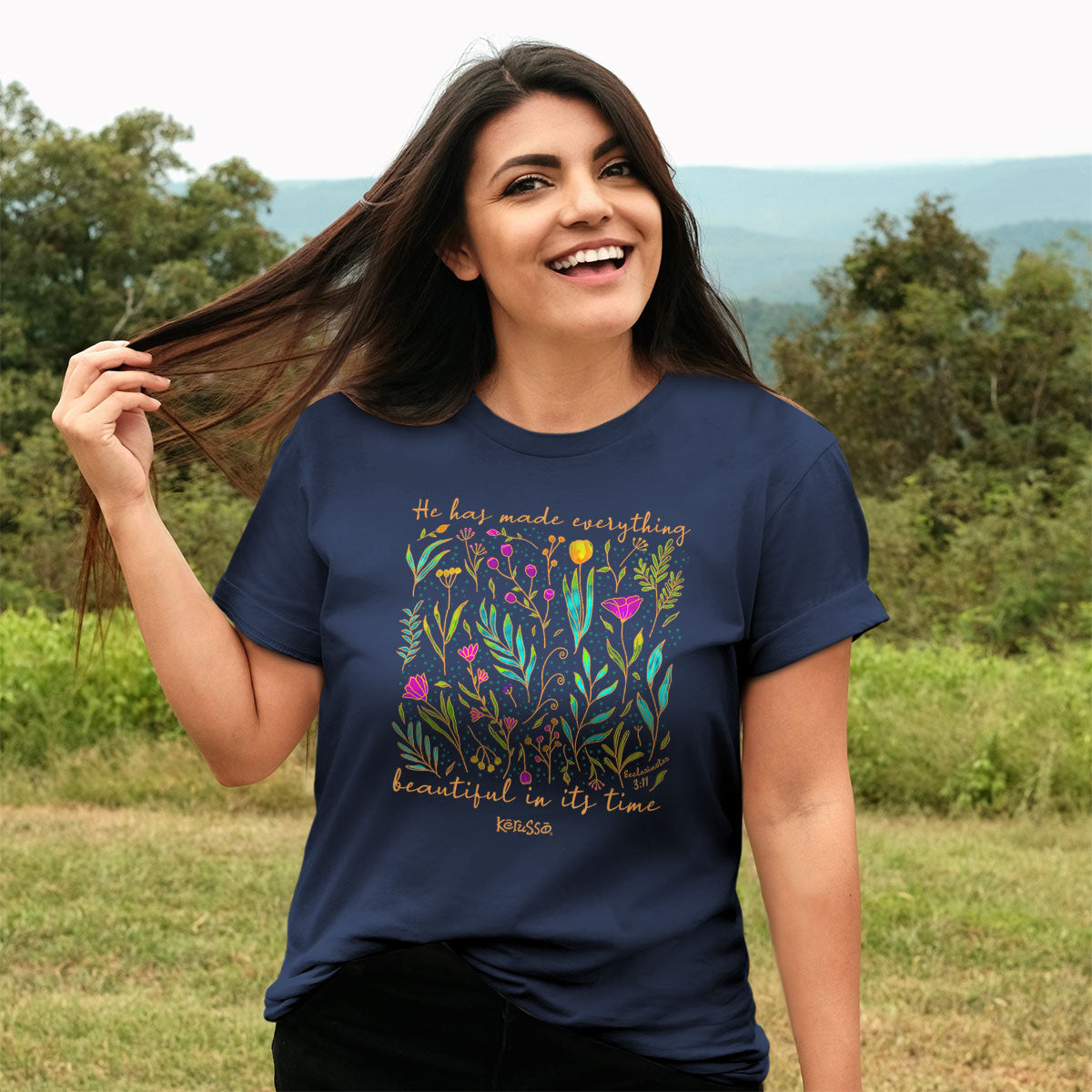 Kerusso Womens T-Shirt Everything Beautiful