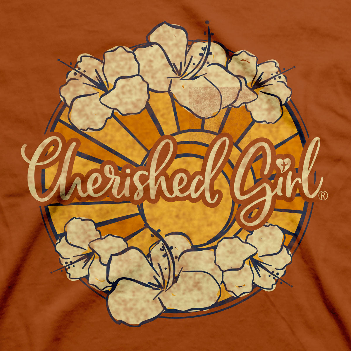 Cherished Girl Womens T-Shirt Surf Son Shine