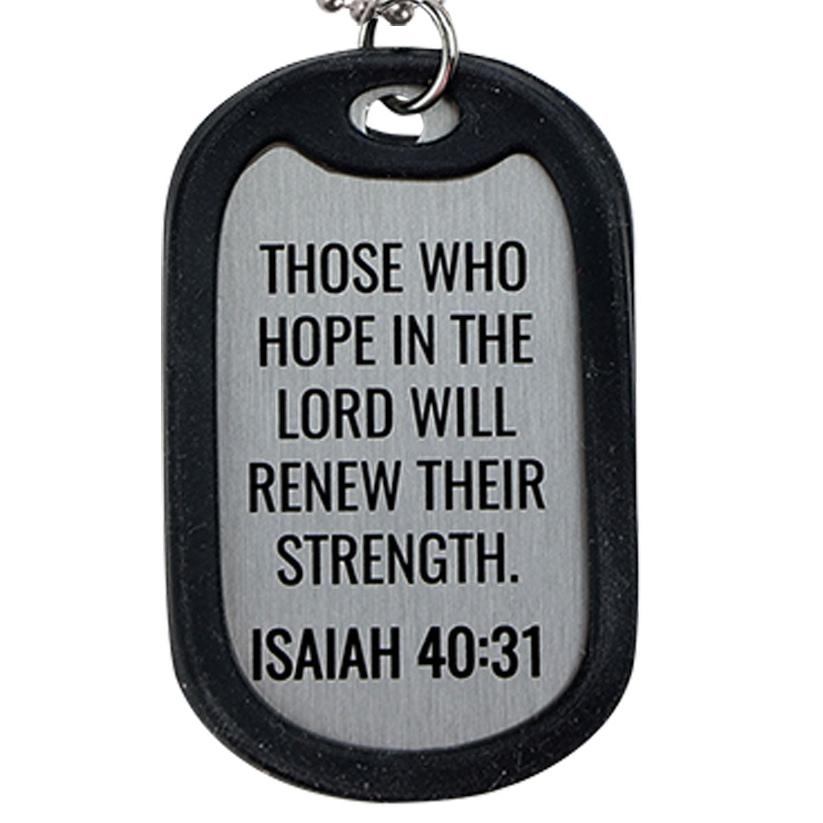 Faith Gear Dogtag Necklace Wings