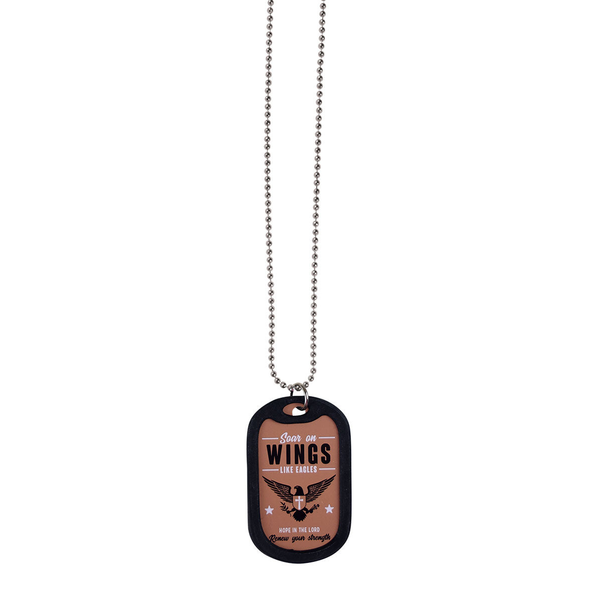 Faith Gear Dogtag Necklace Wings