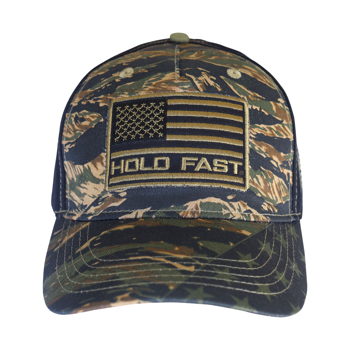 HOLD FAST Mens Cap Tiger Stripe Camo