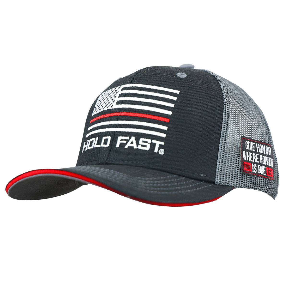 HOLD FAST Mens Cap HF Fireman Flag