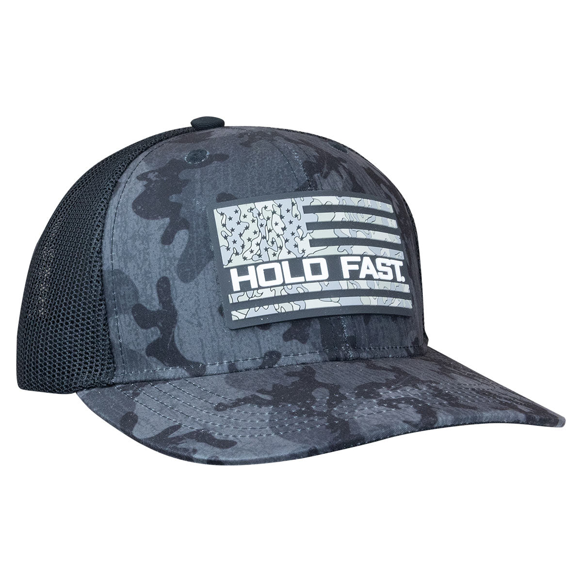 HOLD FAST Mens Cap Dark Grey Desert Camo