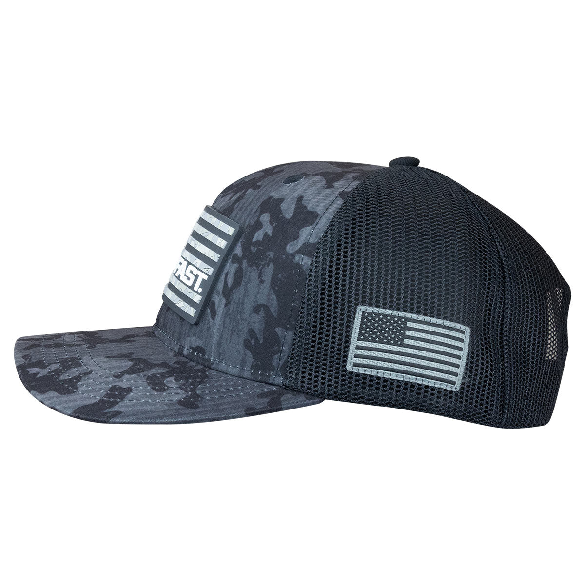 HOLD FAST Mens Cap Dark Grey Desert Camo