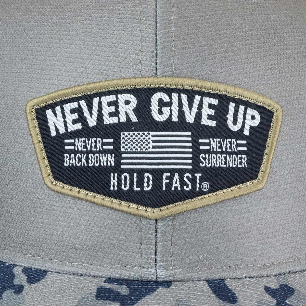 HOLD FAST Mens Cap Never Give Up