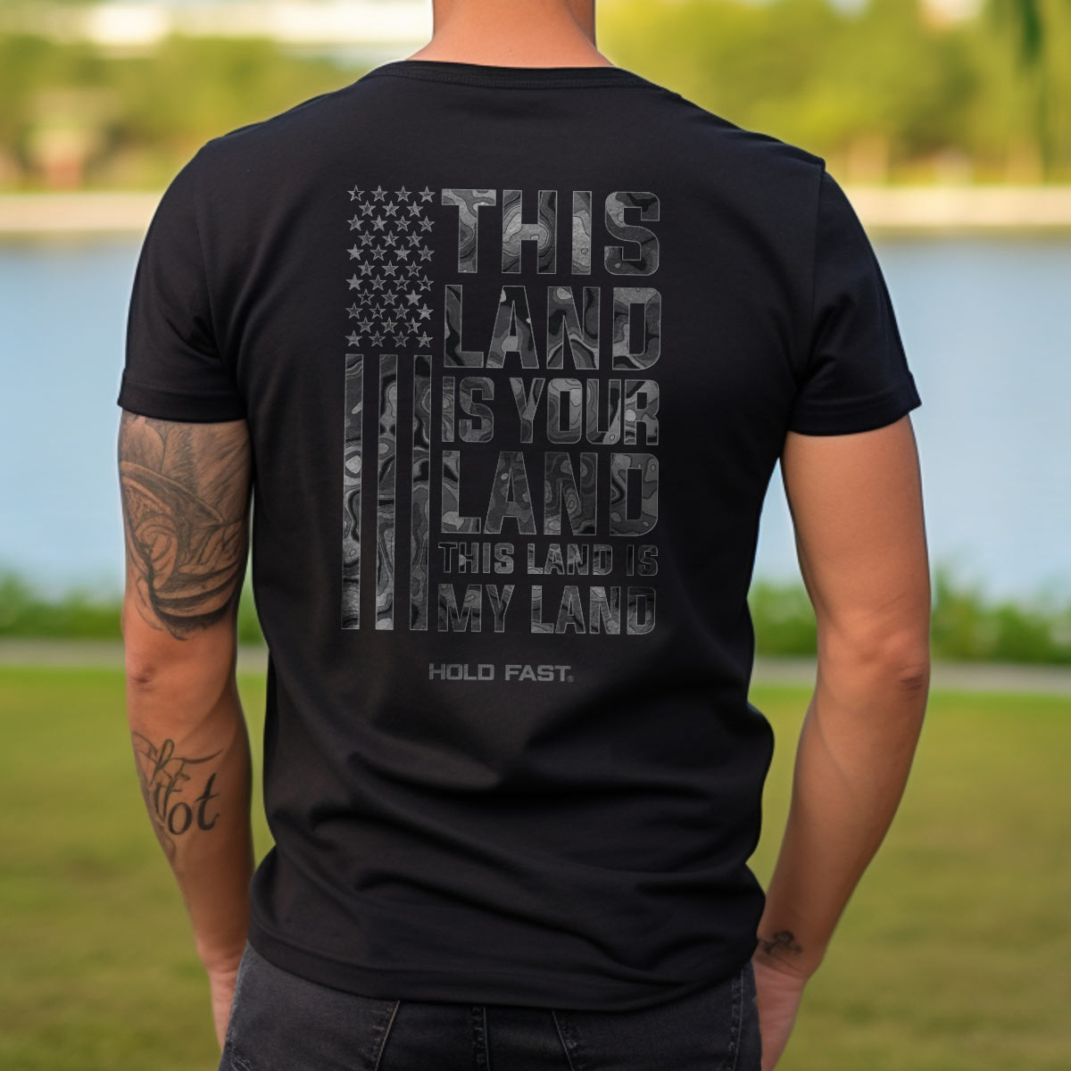 HOLD FAST Mens T-Shirt This Land