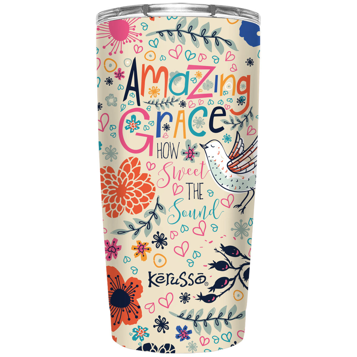 Kerusso Amazing Grace 20 oz Stainless Steel Tumbler