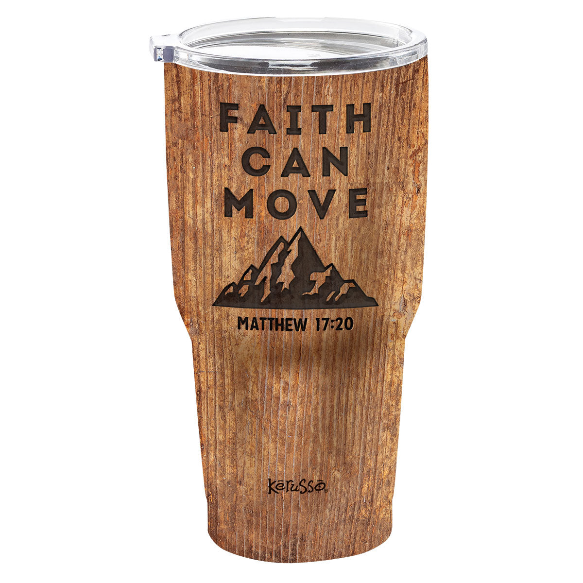 Kerusso Faith Can Move 30 oz Stainless Steel Tumbler