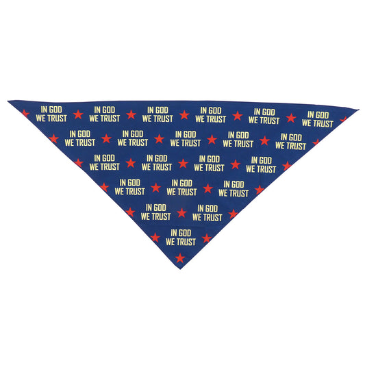 Paws & Pray In God We Trust Pet Bandana