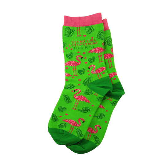 Kerusso Crew Socks Flamingo