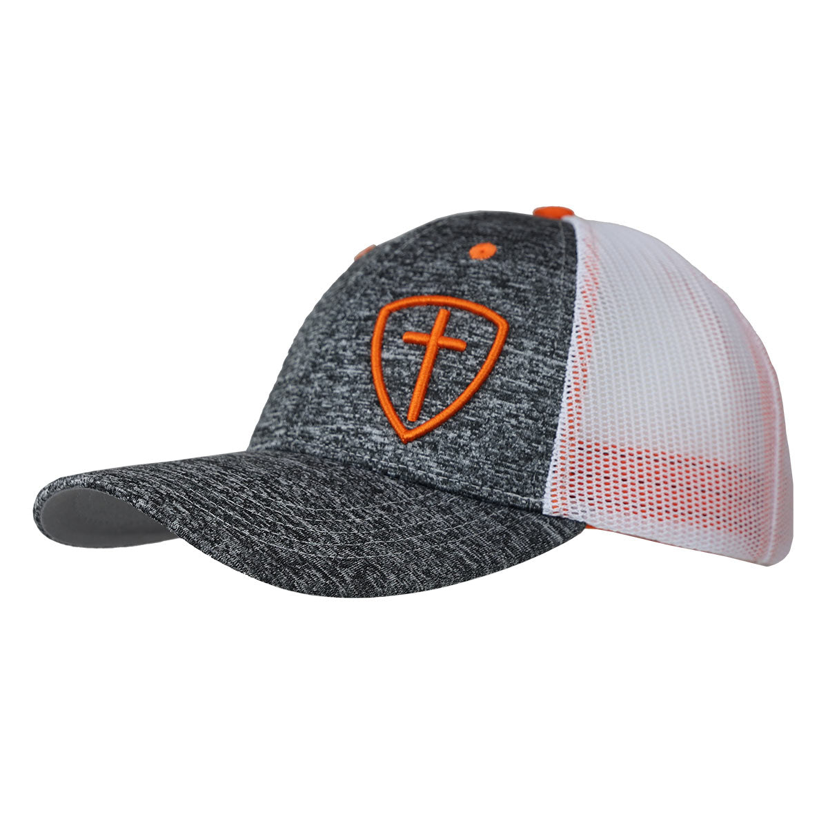 Kerusso Mens Cap Gray Cross Shield